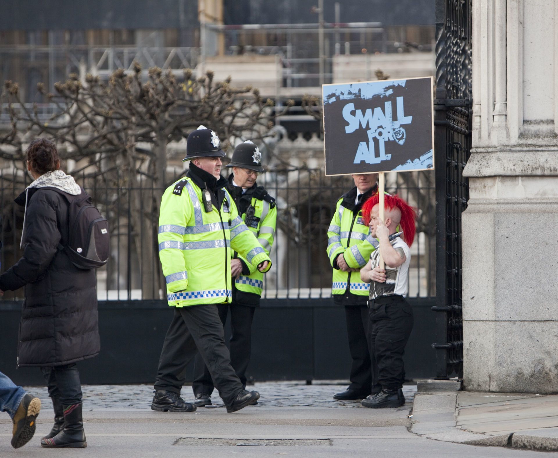 BrewDog's dwarf protest caused a scene at Westminster
